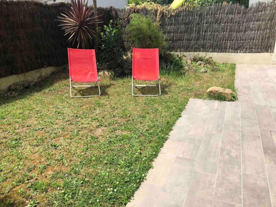 Bel appartement en rez-de-jardin à 100m des plages Saint-Nazaire  Exterior foto